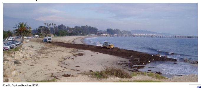 Beach Nourishment Response at Carpinteria Beach & Goleta Beach photo Carpinteria beach damage