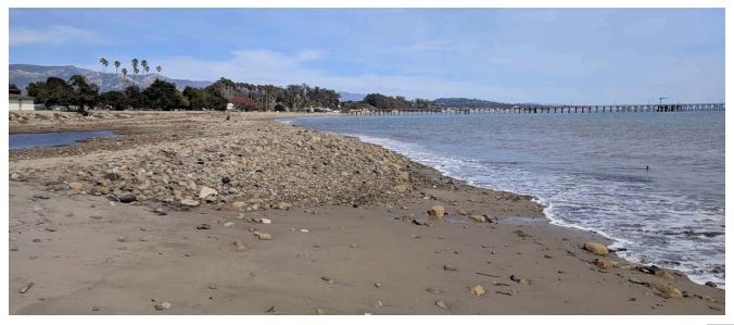 Goleta Beach March 19, 2018 photo of beach debris